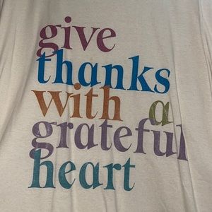 Gildan SoftStyle | Tan Thanks Shirt | XL